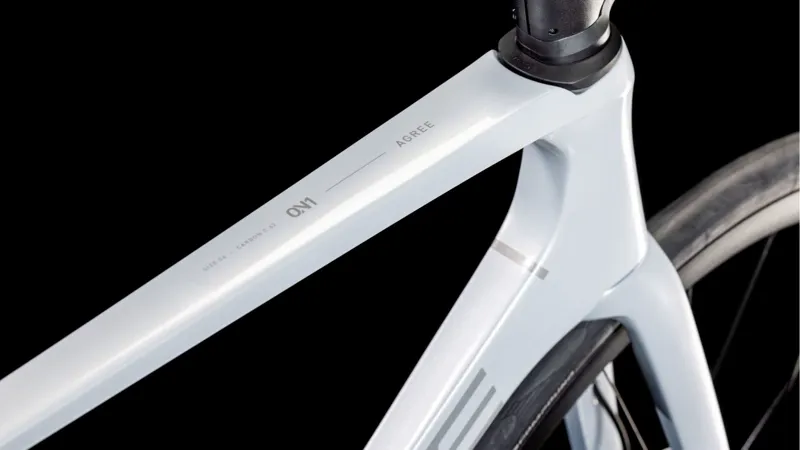 Cube Agree c:62 One Road Race Bike in Fog Grey/Grey-1